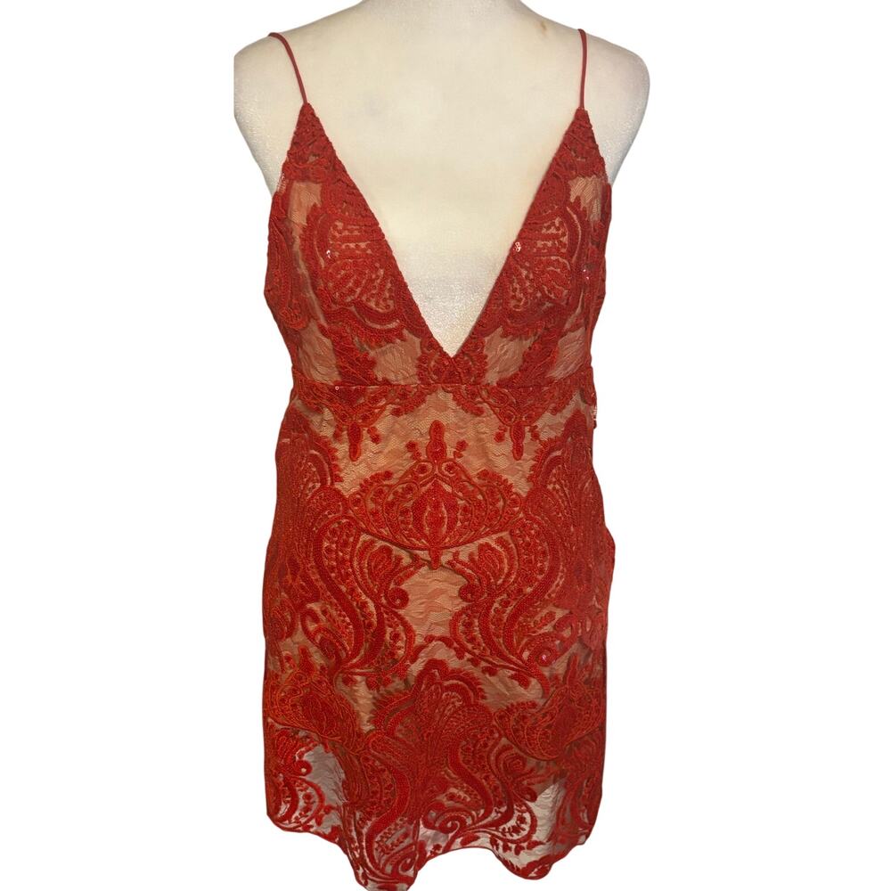 Free People Night Shimmers Mini Dress